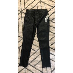 Faux Leather Slim Pants